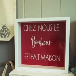 Cadre Fleuris - Pièce Artisanale