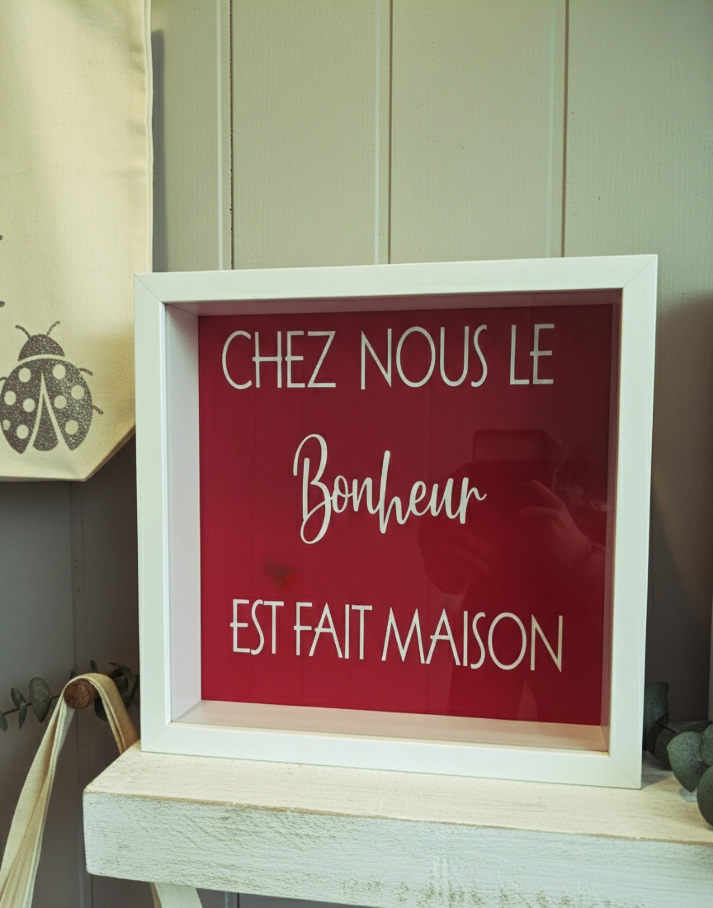 Cadre Fleuris - Pièce Artisanale