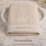 serviette de bain personnalisé